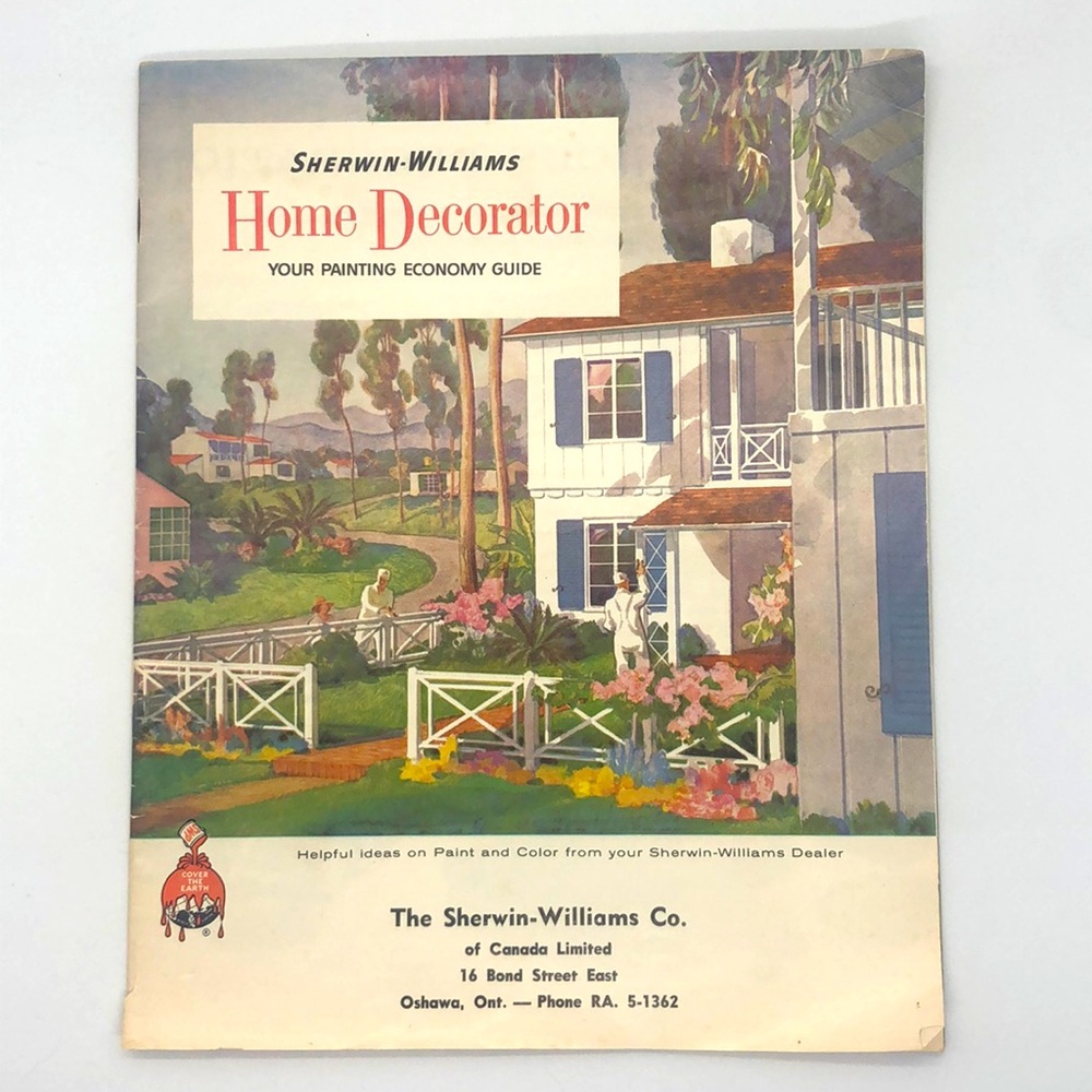 Vintage Sherwin-Williams Home Decorator Magazine